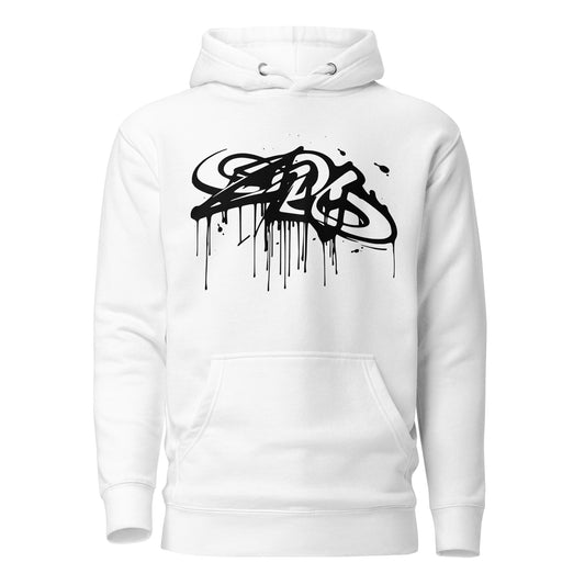 Sudadera con capucha unisex estampado graffiti