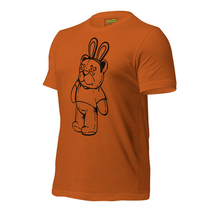 Camiseta de manga corta unisex bear x