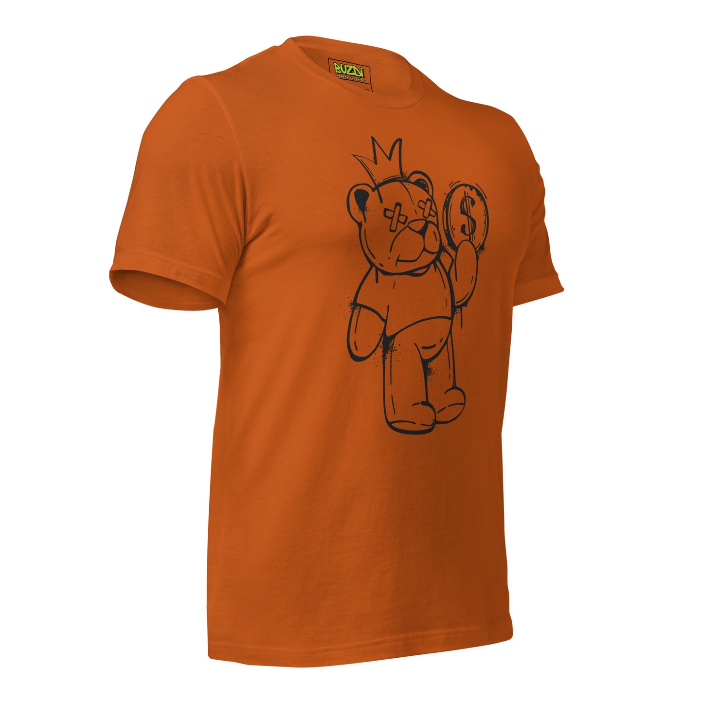 Camiseta de manga corta unisex bear money