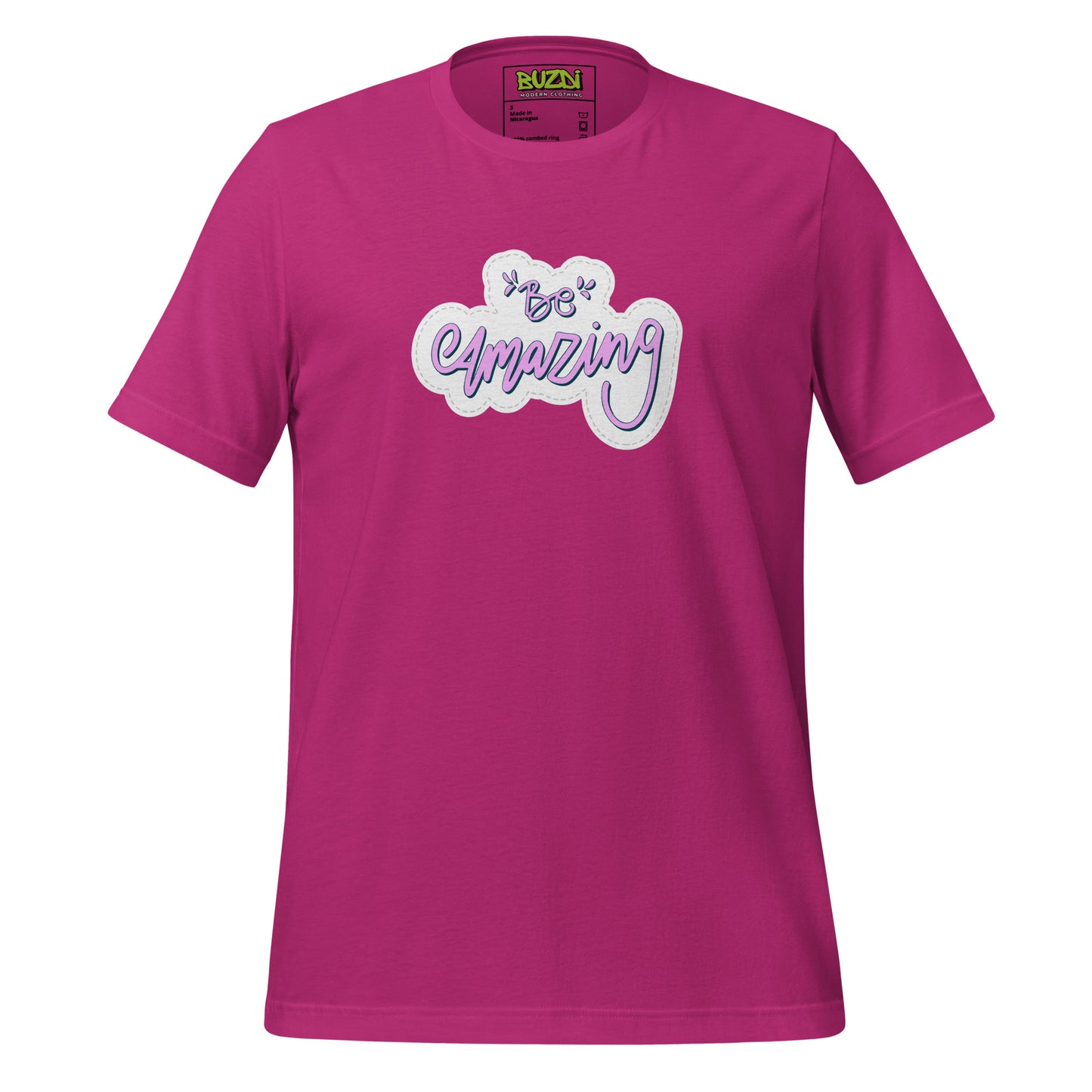 Camiseta de manga corta unisex amazing