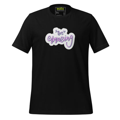 Camiseta de manga corta unisex amazing