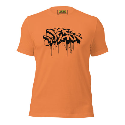 Camiseta de manga corta unisex grafitti