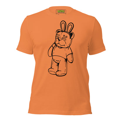 Camiseta de manga corta unisex bear x