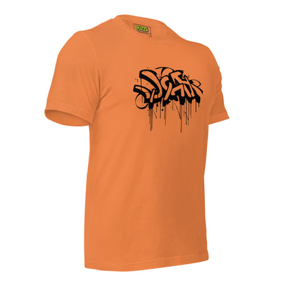 Camiseta de manga corta unisex grafitti