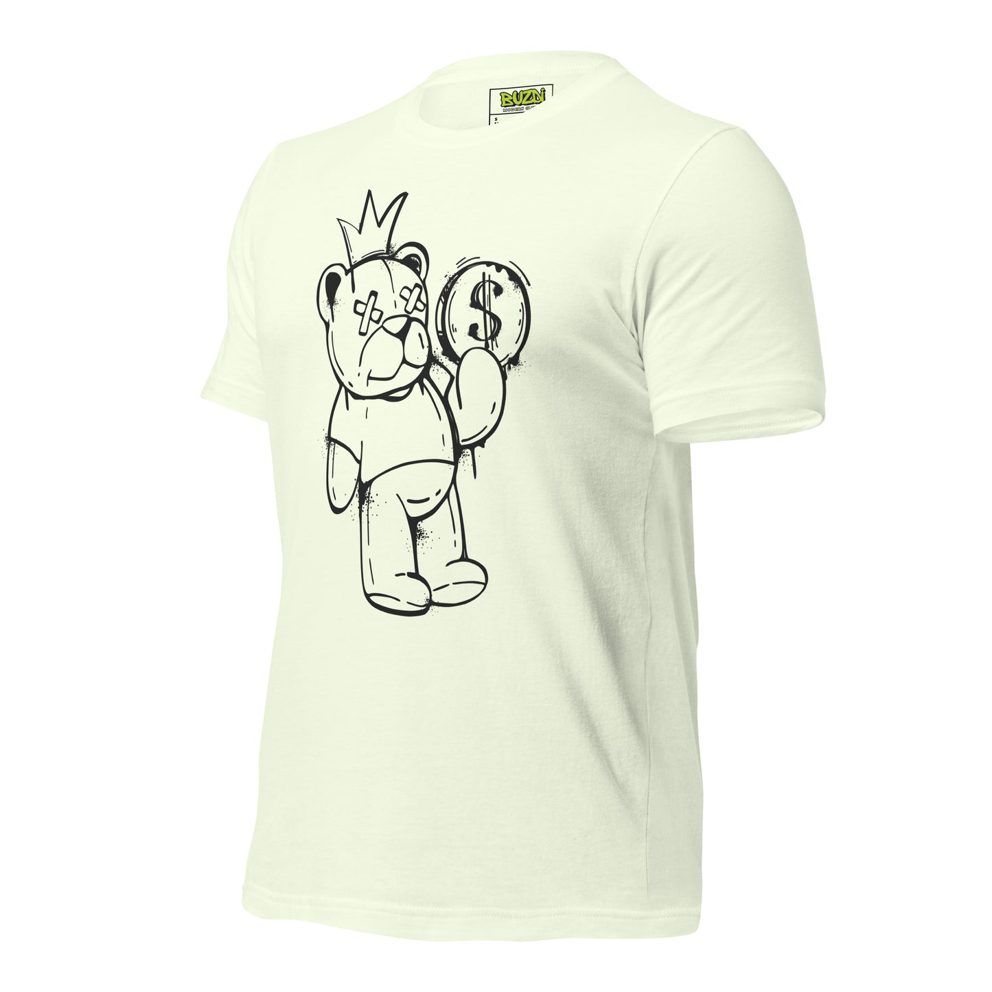 Camiseta de manga corta unisex bear money