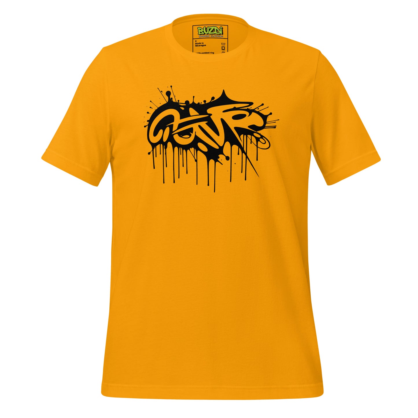 Camiseta de manga corta unisex grafitti