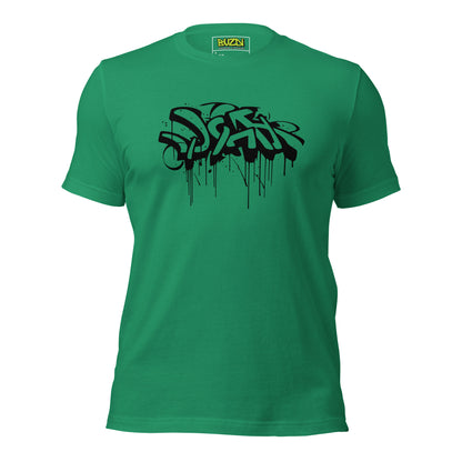 Camiseta de manga corta unisex grafitti