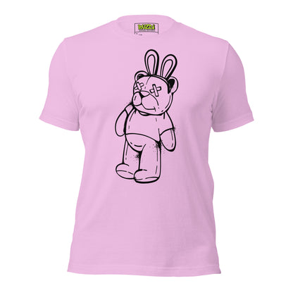 Camiseta de manga corta unisex bear x