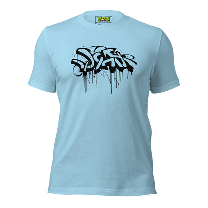 Camiseta de manga corta unisex grafitti