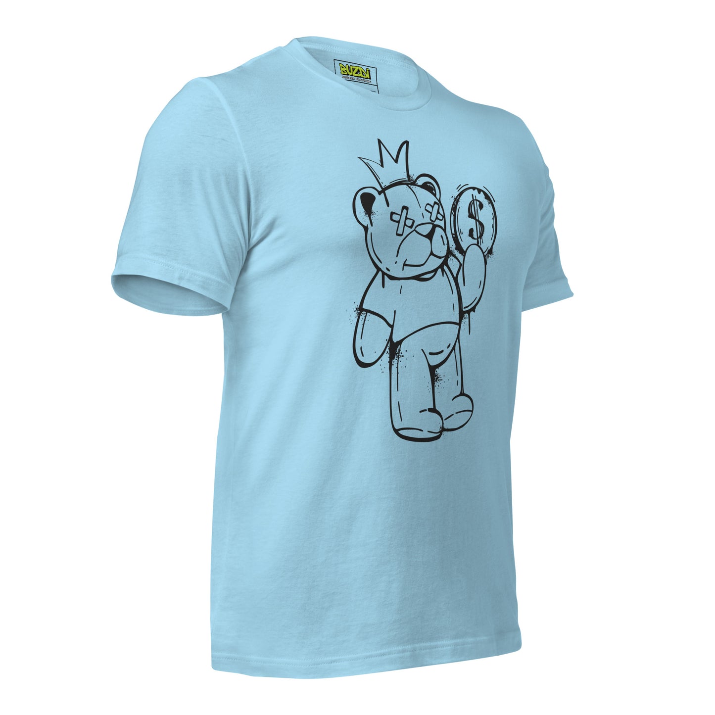 Camiseta de manga corta unisex bear money