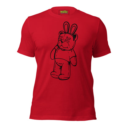 Camiseta de manga corta unisex bear x