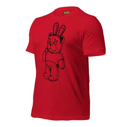 Camiseta de manga corta unisex bear x