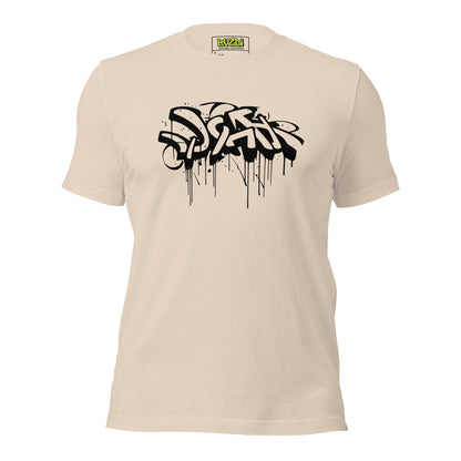 Camiseta de manga corta unisex grafitti