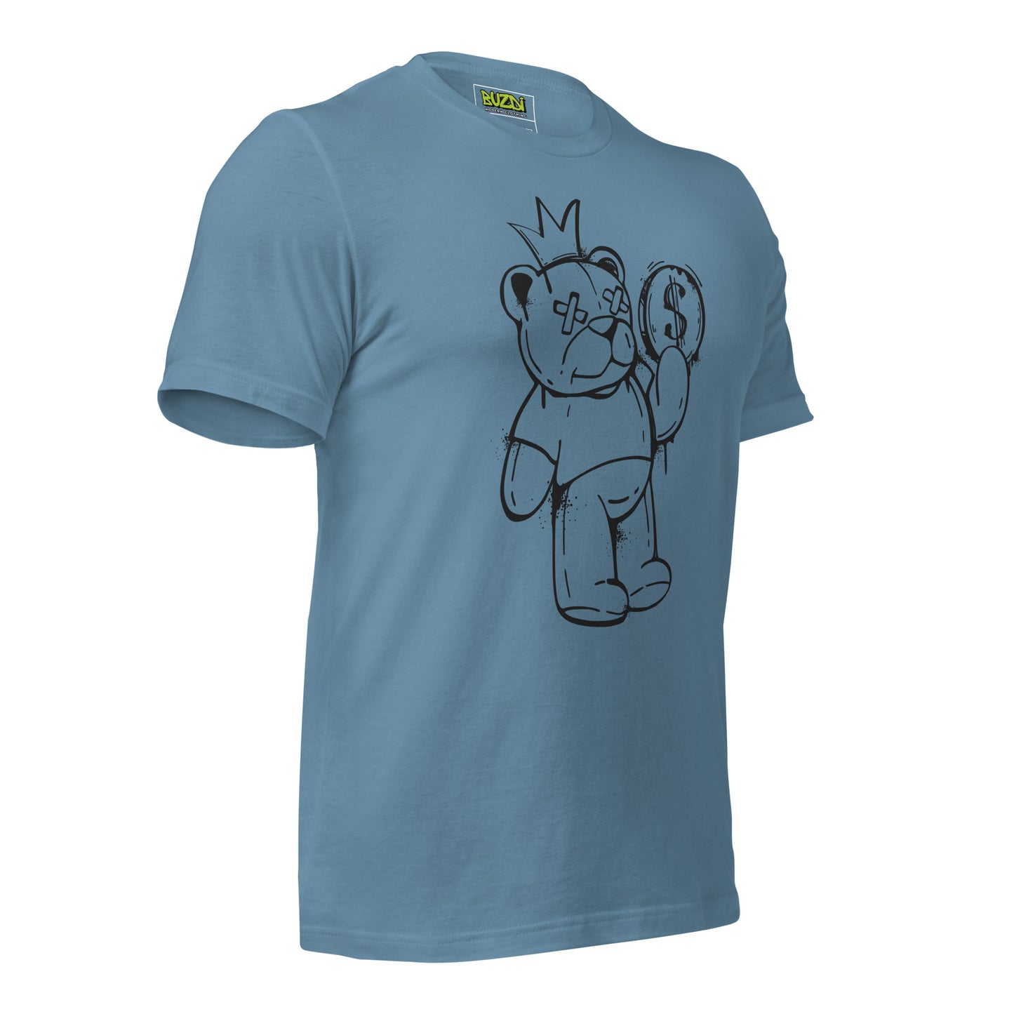 Camiseta de manga corta unisex bear money