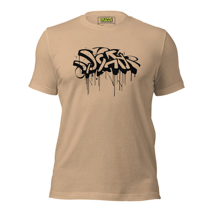 Camiseta de manga corta unisex grafitti