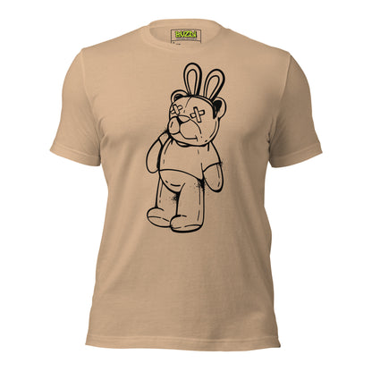 Camiseta de manga corta unisex bear x