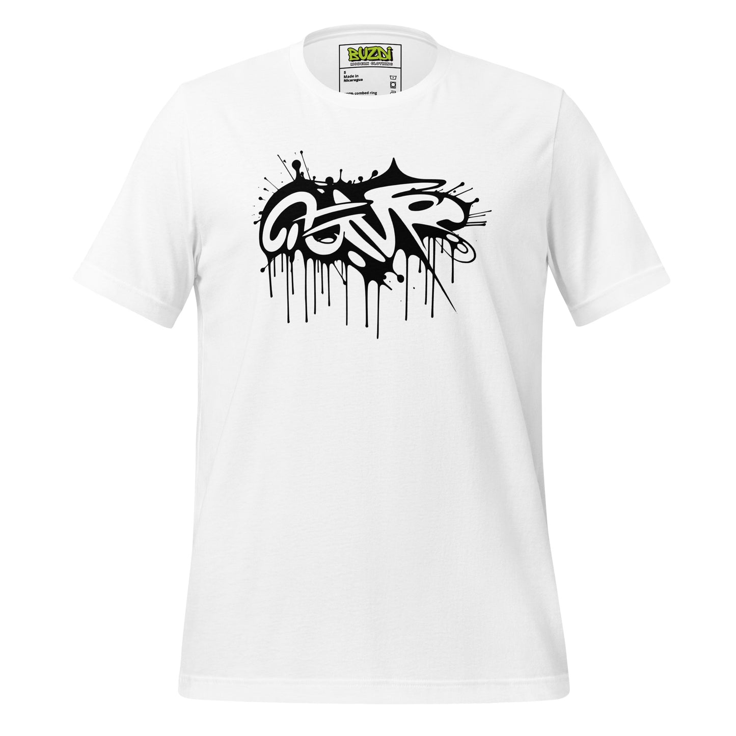 Camiseta de manga corta unisex grafitti