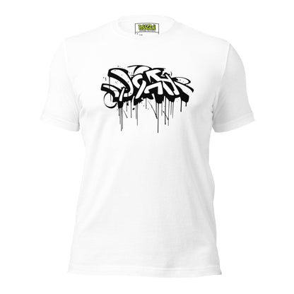 Camiseta de manga corta unisex grafitti