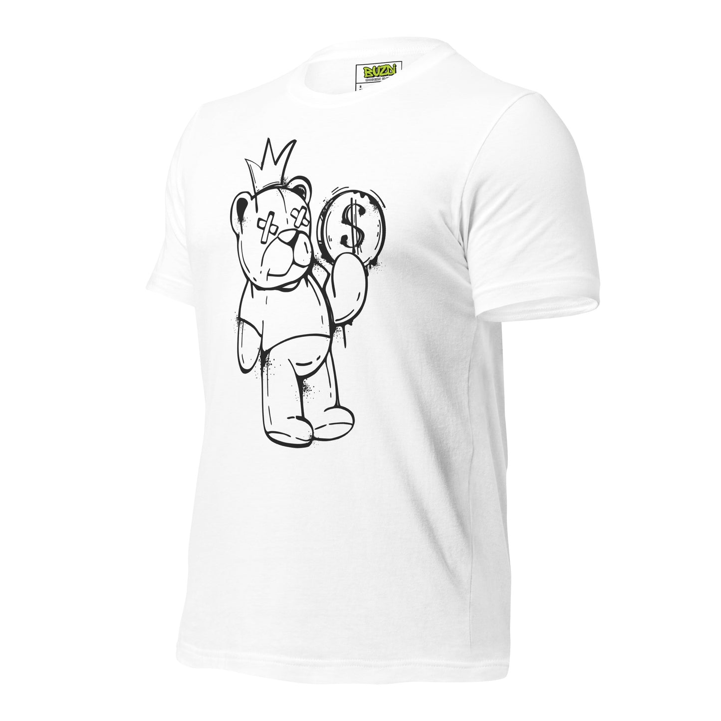 Camiseta de manga corta unisex bear money