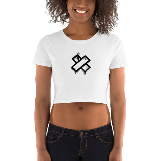 Camiseta corta para mujer x