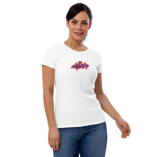 Camiseta de manga corta para mujer music