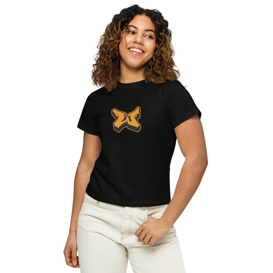 Camiseta de cintura alta para mujer w